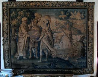 Patriarch, Two Soldiers, and Woman in Boat