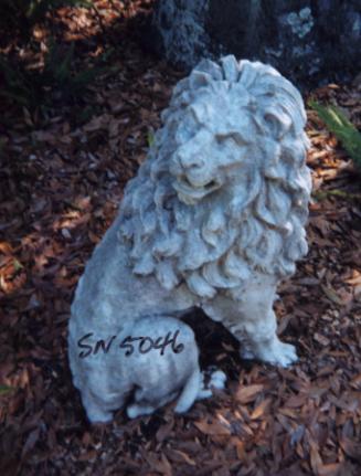 Lion Facing Aft