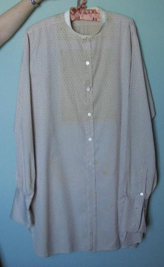 Beige and white shirt