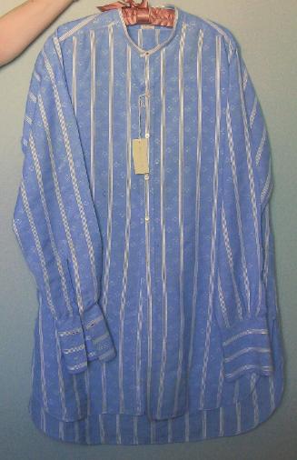 Blue striped shirt