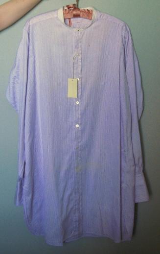 Purple and white shirt