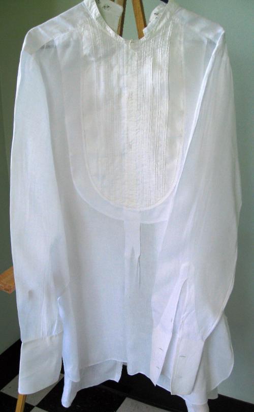 White tuxedo shirt