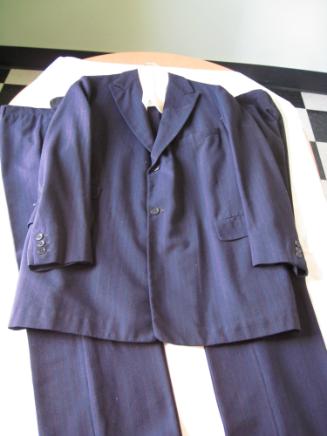 Dark blue suit