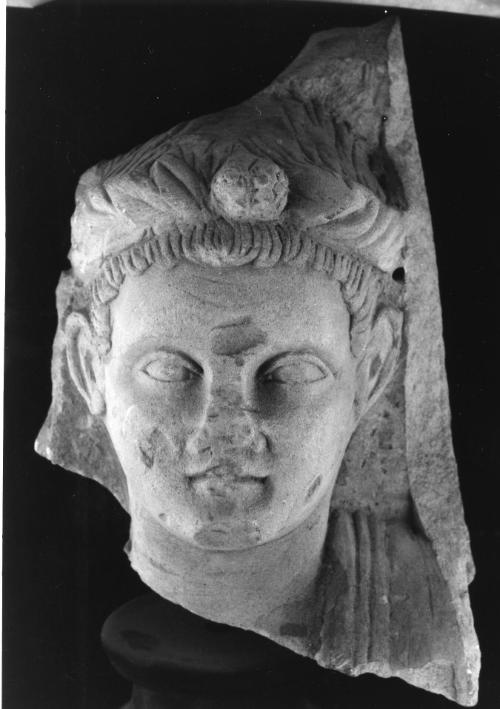 Male Head, relief