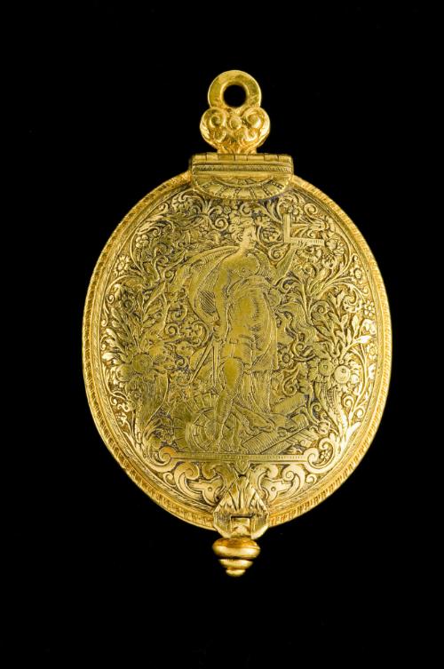 Oval Cased Verge Watch with Alarm