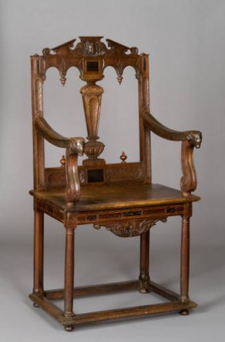 Chair with an Openwork Back