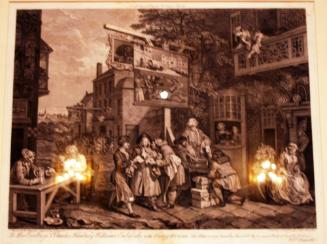 II.Canvassing for Votes (from Four Plates of an Election)