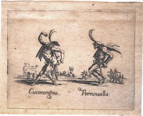 "Cucorongna and Pernoualla", from Balli di Sfessania
