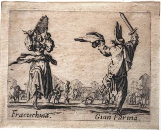 "Fracischina and Gian Farina", from Balli di Sfessania