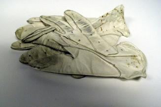 Pair of gloves for Riding costume worn by  Captain William Heyer