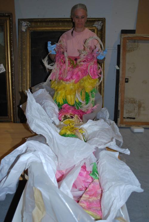 Long cape from "Mexicanarama" aerial ballet