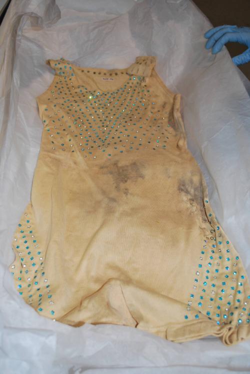 Peach Leotard from costumes worn by Siegrist-Silbon and Ernestine Clark
