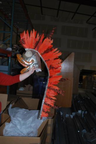 Fishhead Headdress worn by Ronald Ellis