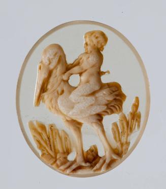 Infant Satyr Riding a Bird