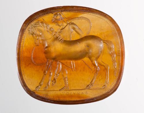 Young Warrior on Horse