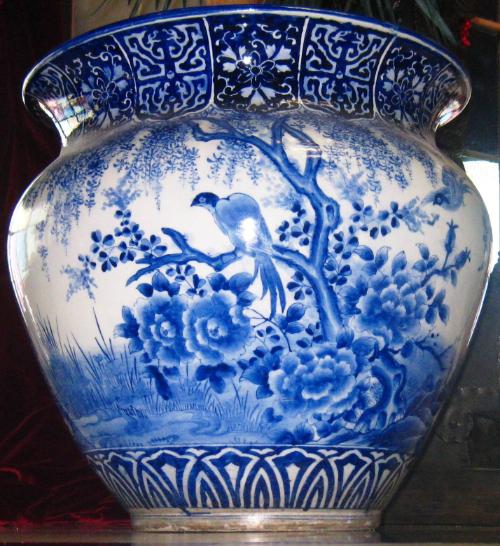 Urn with Birds, Flowers, and Trees