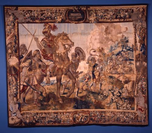 Alexander Urging his Men to Battle