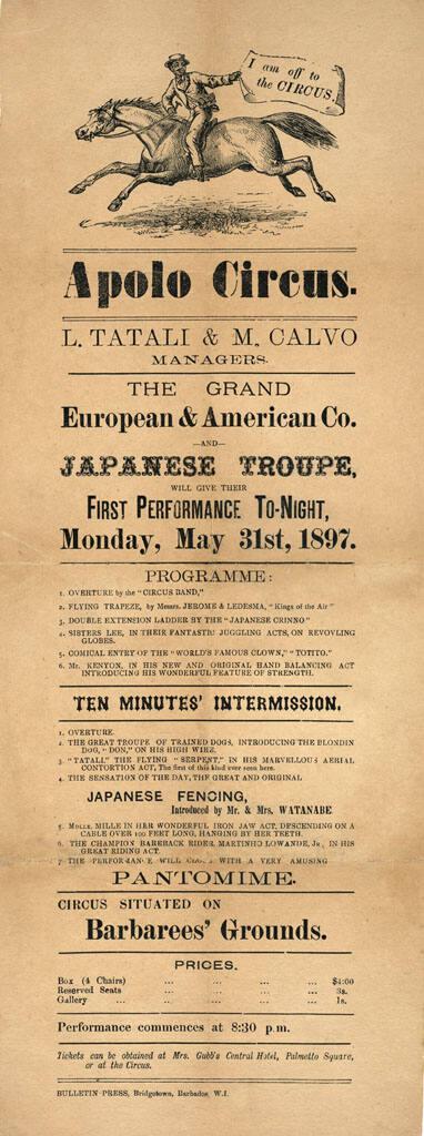 Apolo Circus: May 31, 1897