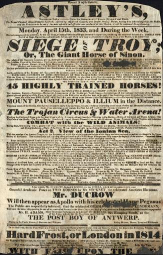 Astley's: April 15, 1833