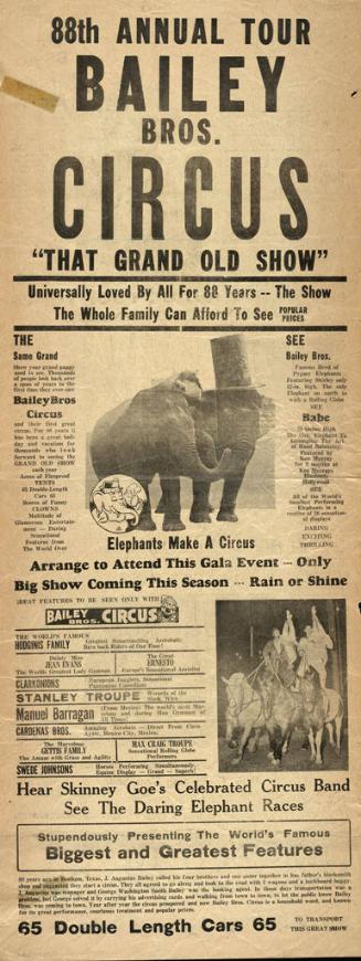 Bailey Bros.: August 11, 1948