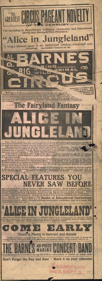 Al G. Barnes: September 3, 1919