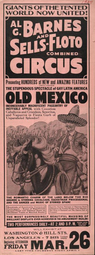 Al. G. Barnes-Sells Floto: March 26, 1937