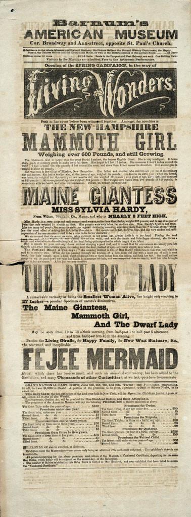 Barnum's American Museum: April 17