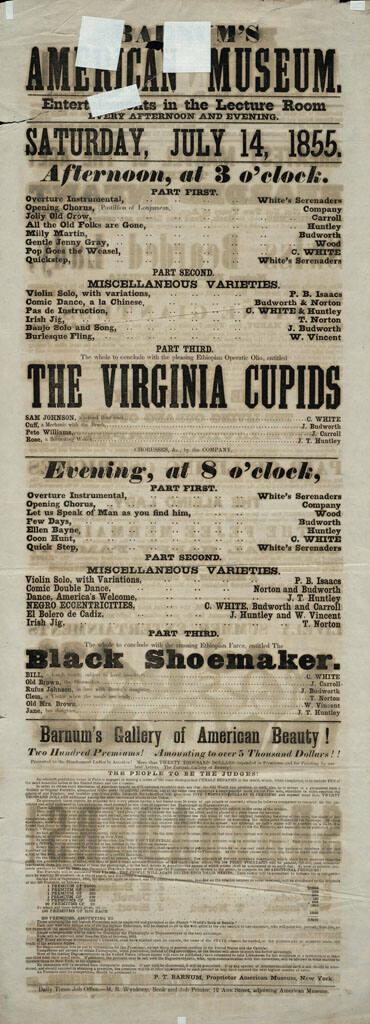 American Museum: July 14, 1855
