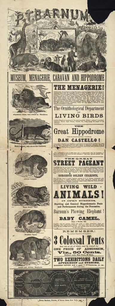 P.T. Barnum's Great Museum, Menagerie & Caravan & Hippodrome: September 23