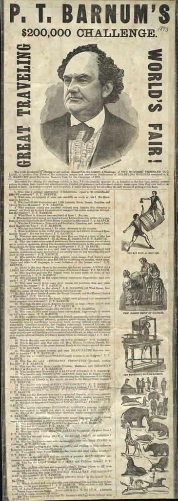 P.T. Barnum: 1873