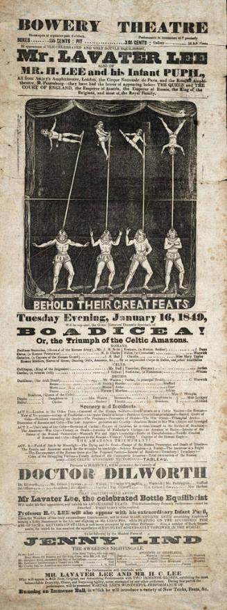 Bowery Theatre: January 16, 1849