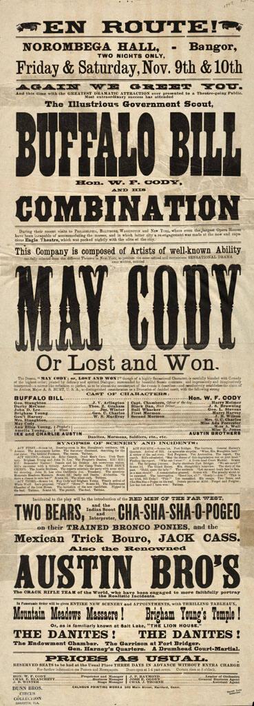 Buffalo Bill: November 9-10, 1877
