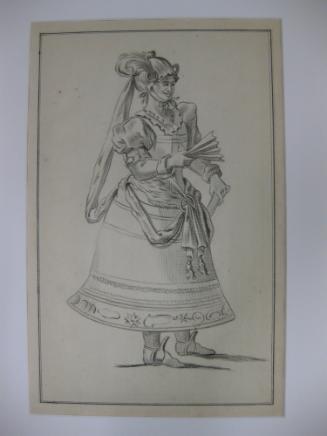 Costume for a Lady with a Bell for a Skirt