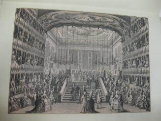 Interior of Teatro San Benedetto, Venice (from a series of six prints of this subject)
