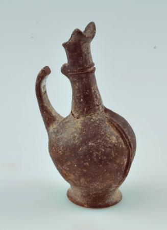 Juglet with cut-away spout