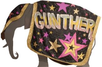 Gunther Gebel-Williams Farewell Tour Elephant Blanket