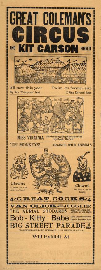 Great Coleman Circus & Kit Carson