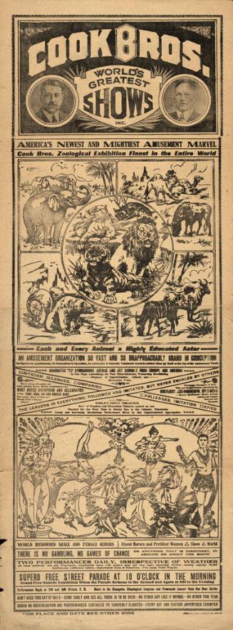 Cook Bros. World's Greatest Shows, Inc.