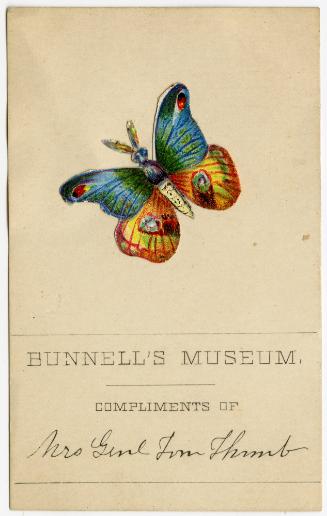 Bunnell's Museum: Compliments of Mrs. Gen Tom Thumb