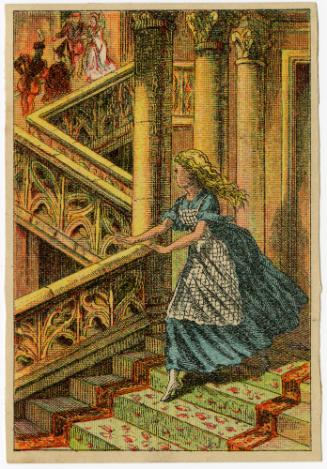 Hengler's: Cinderella running down the stairs