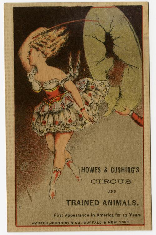 Howes & Cushing: Circus and Trained Animals; Female Acrobat