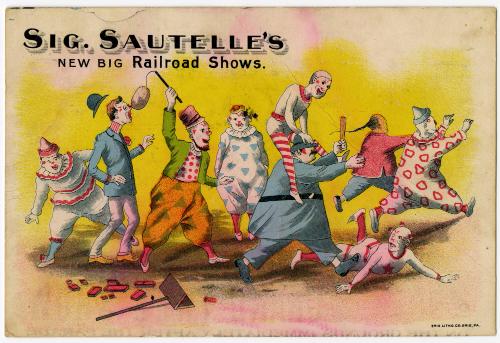Sig Sautelle: Railroad Shows: Clowns