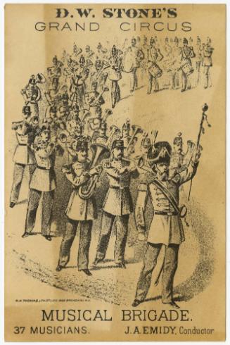 D.W. Stone Circus & Musical Brigade: 37 Musicians