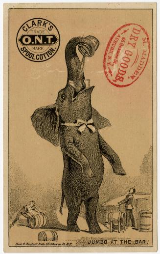 Clark's Spool Cotton: Jumbo at the Bar