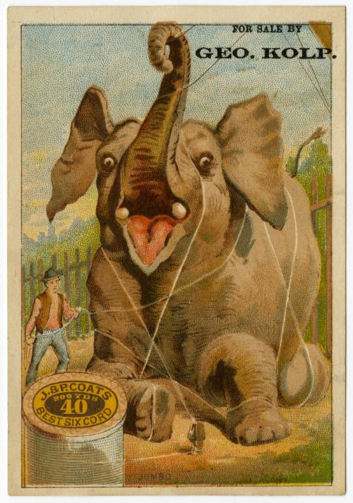 Jumbo: J. & P. Coats' spool cotton