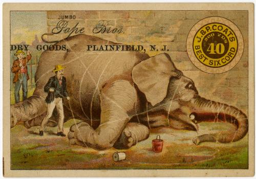 Jumbo: J. & P. Coats' spool cotton