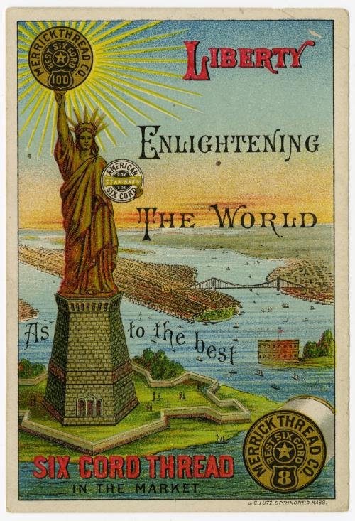 Liberty enlightening the world