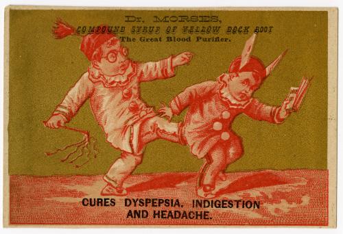 "Cures Dyspepsia. Indigestion and headache"