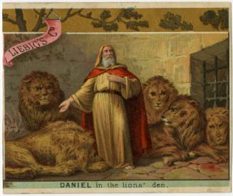 Daniel in the lions' den: Liebig's
