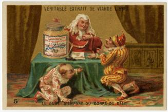 Judge pointing to Liebig jar